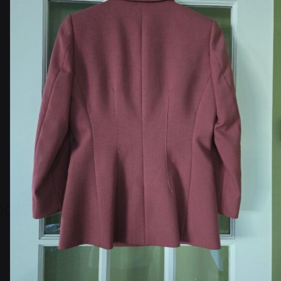 RARE Marks & Spencer Autograph Blazer and Trouser Suit in Dusty Pink XS - Picture 5 of 9